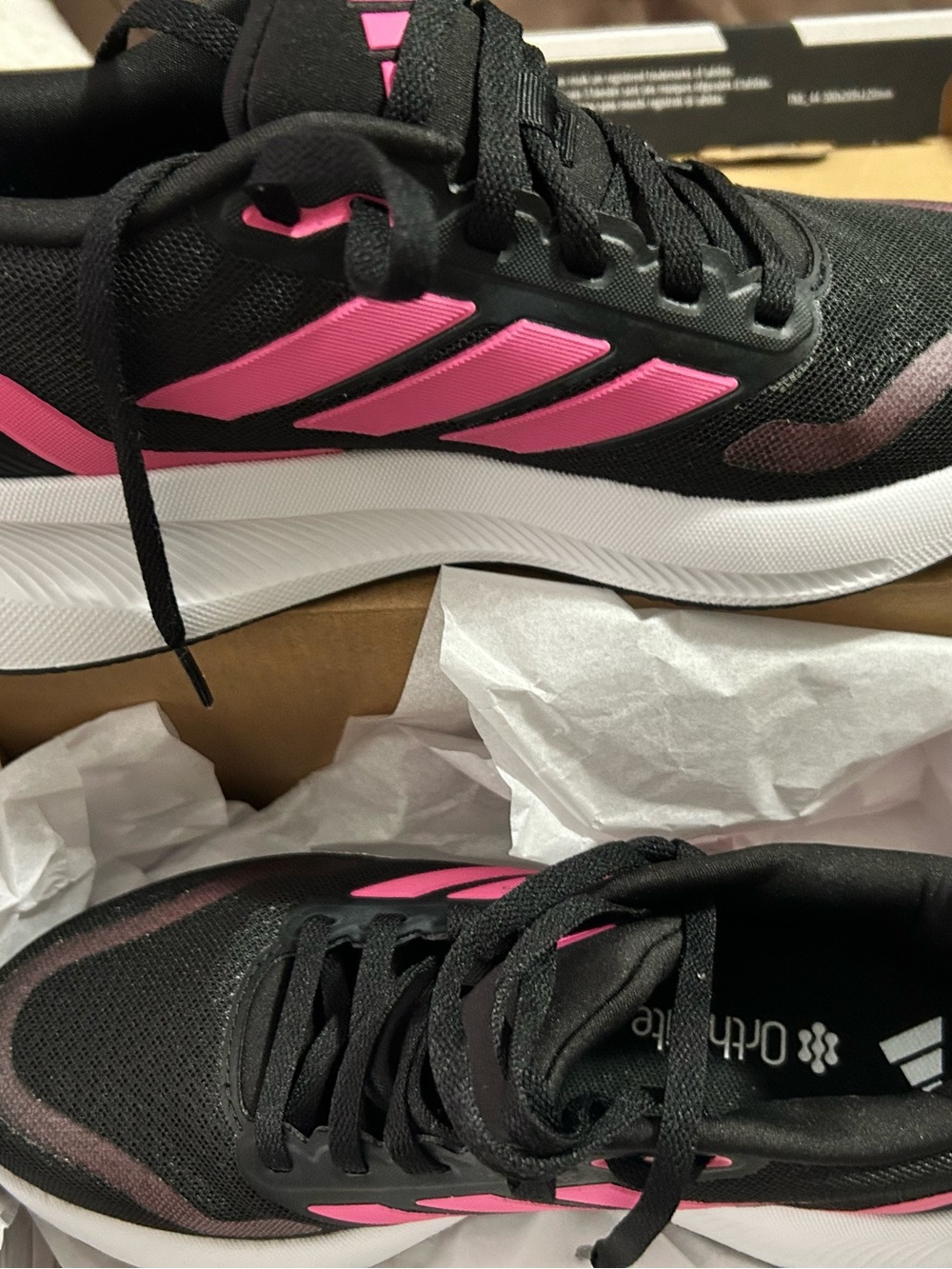 adidas Black & Pink Women's Running Sneakers